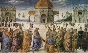 Pietro Perugino Charge to Peter china oil painting reproduction